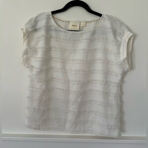 Anthropologie Fringe Top